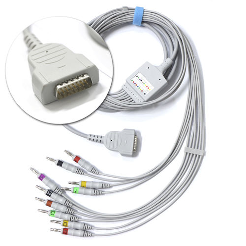 Monitoring ECG cable - Shanghai Berry Electronic Tech Co.,Ltd - 10-wire / for GE Healthcare / for Nihon Kohden