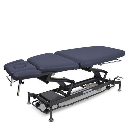 Physiotherapy examination table - TTM-5 - Young Il M - hydraulic / height-adjustable / on casters