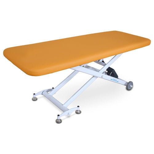 Physiotherapy examination table - M2 series - Young Il M - hydraulic / height-adjustable / on casters