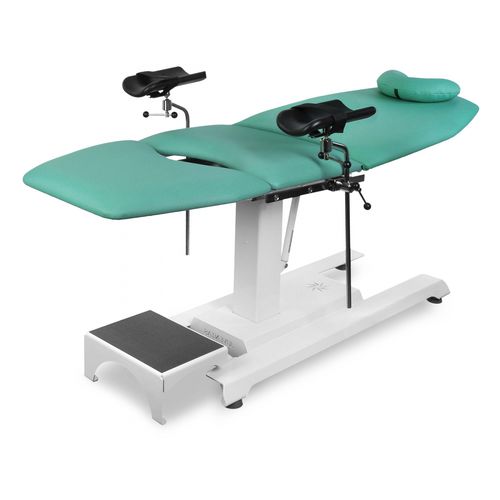 Gynecological examination table - JFG 2 - Juventas - manual / with adjustable backrest / Trendelenburg
