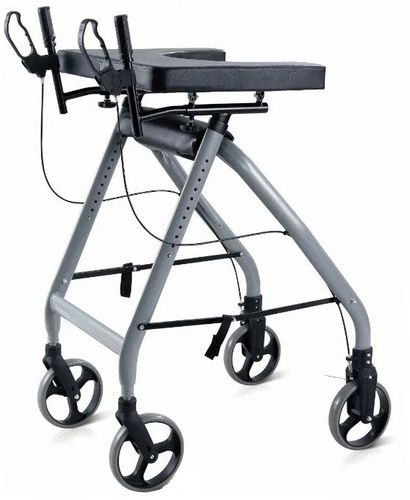 4-wheel rollator - Jianlian Homecare Products - aluminium frame / height-adjustable