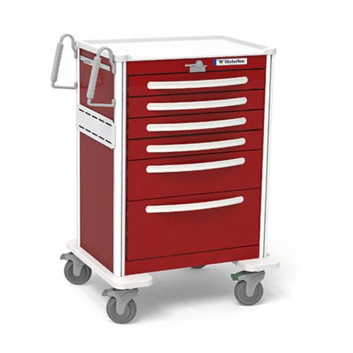 Emergency trolley - DSI  - for general purposes / aluminum / plastic