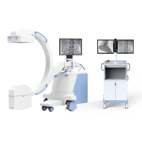 Mobile C-arm - AG-D118F  - Jiangsu Aegean Technology - with flat panel detector / with video column / with integrated video monitor