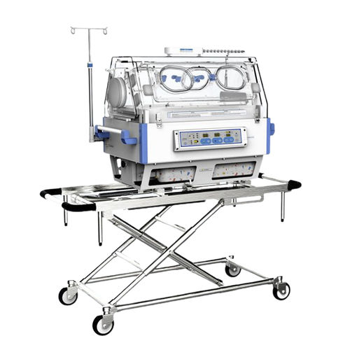 Transport infant incubator - AG-011A  - Jiangsu Aegean Technology - on casters / height-adjustable