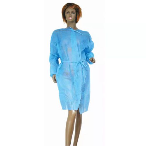 Unisex visitor gown - AG-DIG01 - Jiangsu Aegean Technology - disposable / blue
