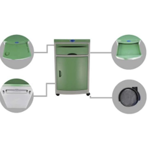 Bedside cabinet on casters - AG-BC005D - Jiangsu Aegean Technology