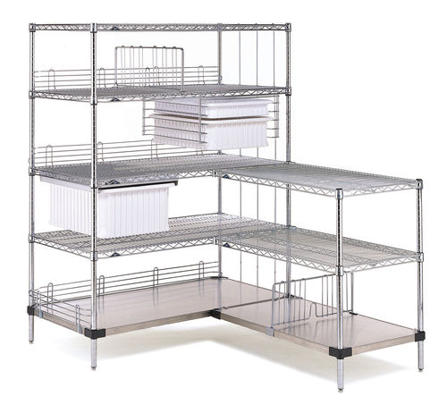 Modular shelving unit - SUPER ERECTA METRO - WEPPES Solutions - open-structure