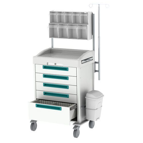 Hospital trolley - JETCART - WEPPES Solutions - anesthesia / intensive care / surgical
