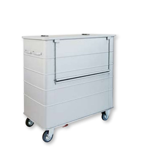 Dirty linen trolley - AISY-COL - WEPPES Solutions - hospital / transport / storage