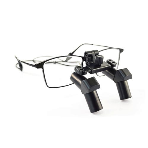 Glasses-type surgical loupe - Ergo-4.5X - Nanchang Micare Medical Equipment - with flip-up system