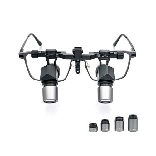 Glasses-type surgical loupe - AEFM - Nanchang Micare Medical Equipment - with flip-up system / Ergo