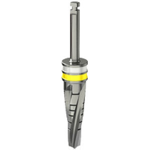 Dental implantology drill bit - TD1-0021 - TAG Dental - stainless steel / conical / short