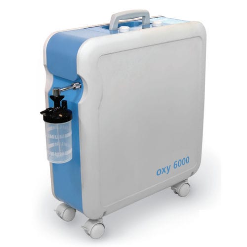 Medical oxygen concentrator - oxy 6000-6 - Bitmos GmbH - on casters / modular