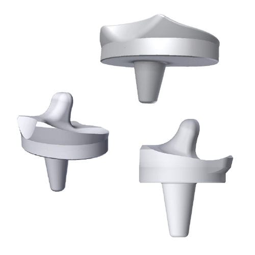 Mobile-bearing tibial bearing - K-MOD - Gruppo Bioimpianti - cemented or non-cemented