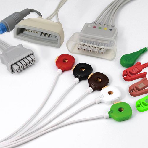 Dräger ECG cable - OEM#421930-001,421931-001 - Med-link Electronics Tech - for Philips / for Mindray