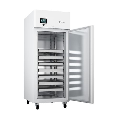 Pharmacy refrigerator - PTR80IS - Infrico - cabinet / on casters / 1-door