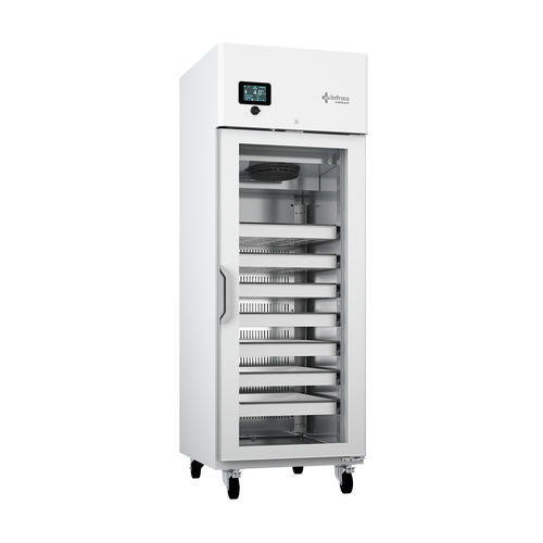 Pharmacy refrigerator - PTR65IG - Infrico - cabinet / on casters / 1-door