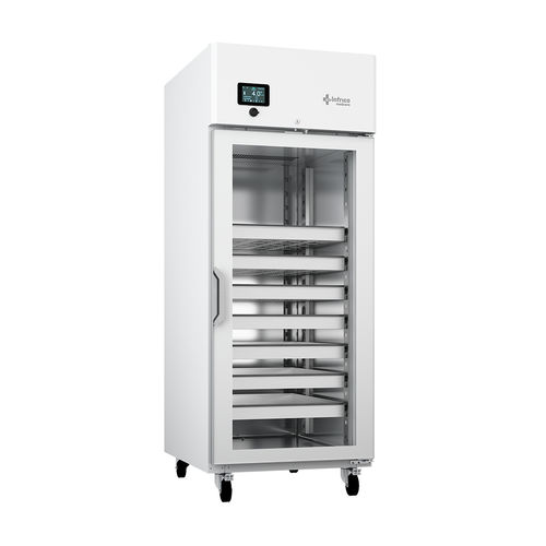 Pharmacy refrigerator - PTR80IG - Infrico - cabinet / on casters / 1-door