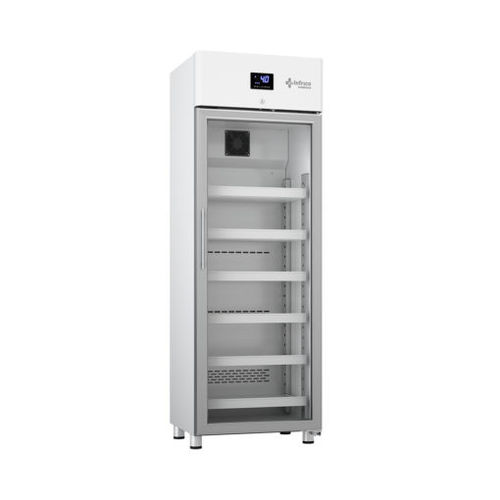 Laboratory refrigerator - LER 24G - Infrico - cabinet / 1-door / with glass door