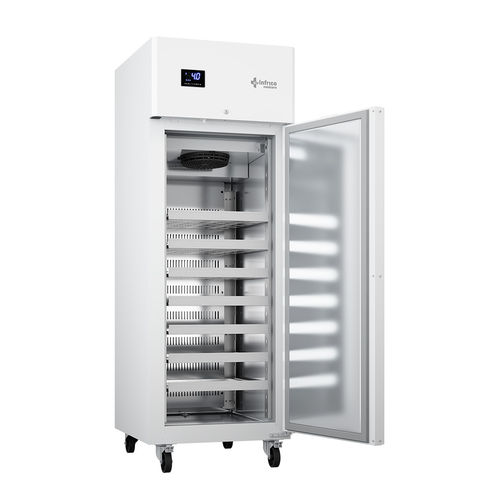 Laboratory refrigerator - LTR65SD - Infrico - vertical / on casters / 1-door