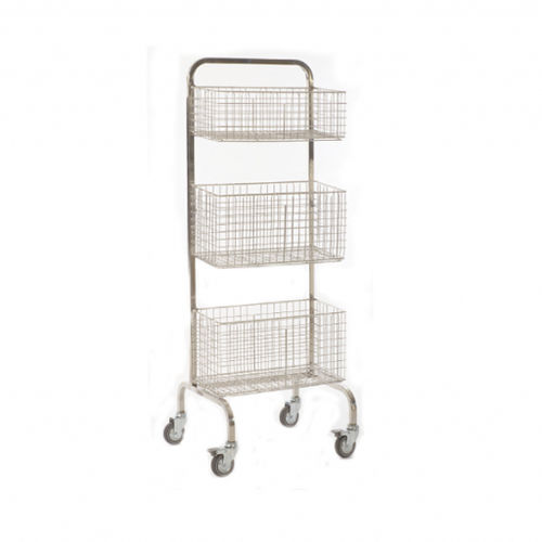 Sterilization trolley - SPT3 - BNT - laboratory / stainless steel / with basket