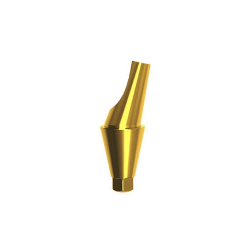 Titanium implant abutment - NTAA series - NTA IMPLANT - external / straight / angled