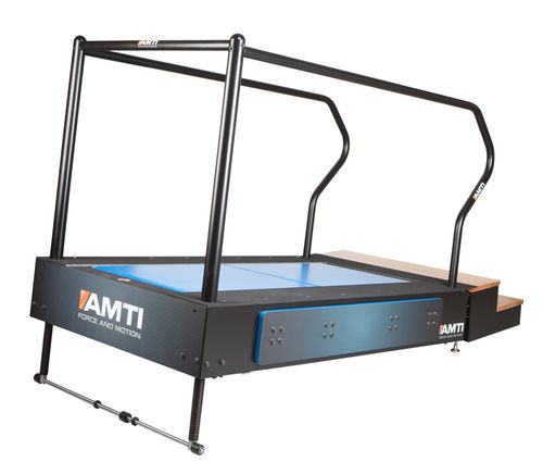 Treadmill with incline - Tandem Treadmill - AMTI - with handrails
