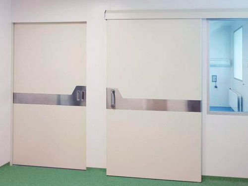 Hospital door - Standard - LeoCon Group - for healthcare facilities / for clean rooms / sliding