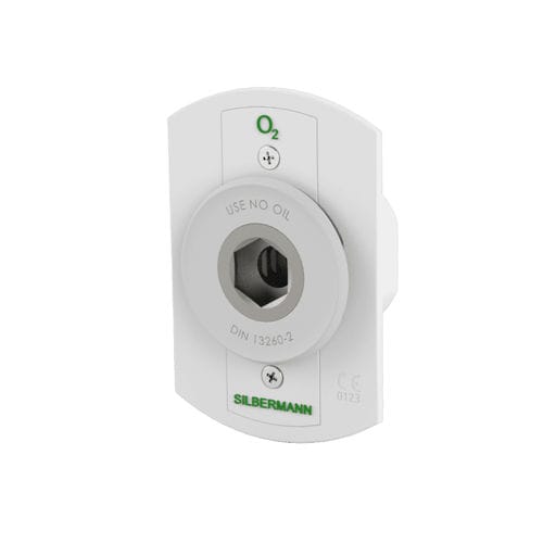 DIN outlet - 37 series - Silbermann Technologies - medical gas