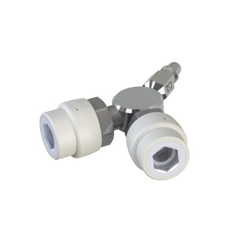 Probe adapter - 31 series - Silbermann Technologies - for medical gas / flexible