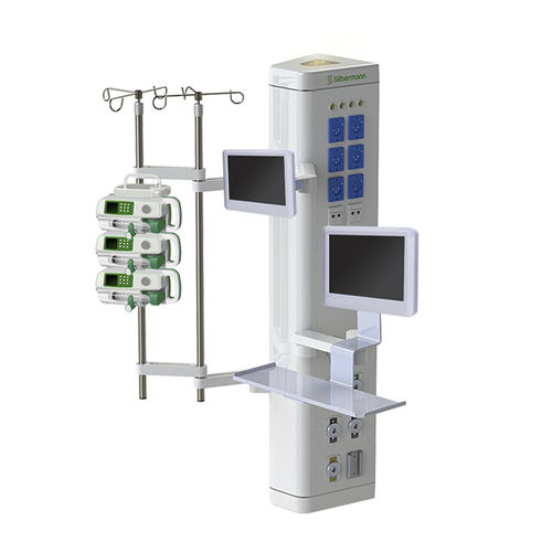 Wall-mounted supply column - VLS8200 - Silbermann Technologies - ICU