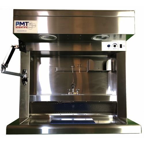Mortuary workstation - PMT Scientific - for cleaning / with sink / with hygiene system