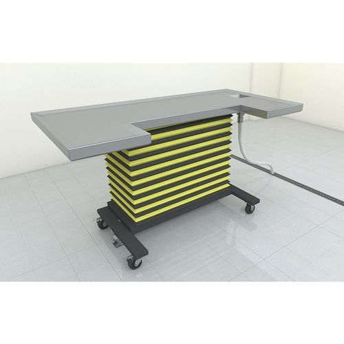 Electric patient lifter - Cadaver  - PMT Scientific - on casters / for humans / mortuary