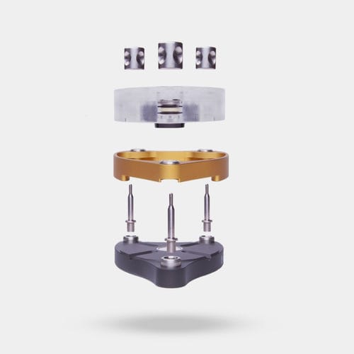 Polymerization dental flask - Furbo Composite - Vertysystem - A.Gree SRL - aluminum