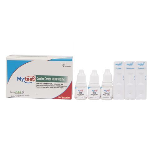 Cardiovascular disease detection kit - Mytest - Biofootprints Healthcare Pvt Ltd - myoglobin / blood / plasma
