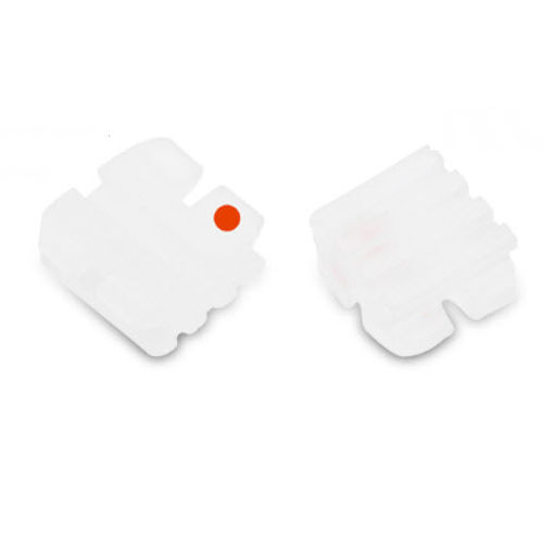 Aesthetic orthodontic bracket - ROSE - GNI Co.,Ltd - ceramic / polycrystalline
