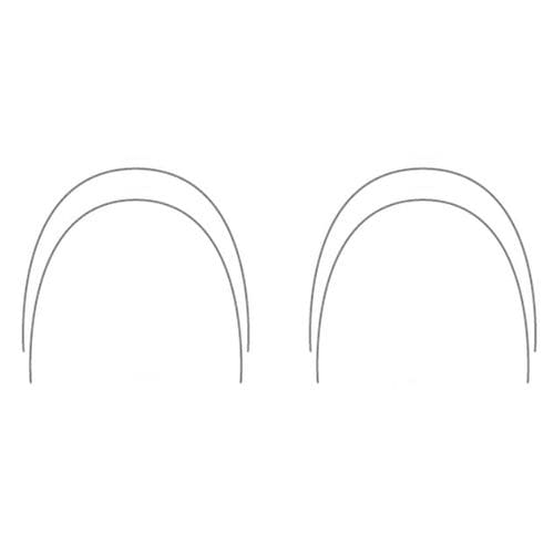 Round orthodontic archwire - ASE series - GNI Co.,Ltd - NiTi