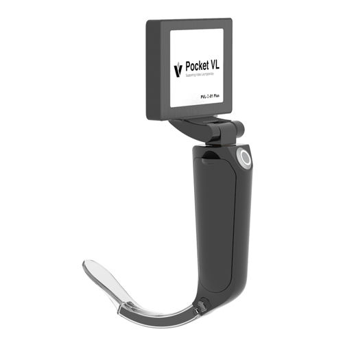 Pediatric video laryngoscope - PVL-I-01 Plus  - Vimac - with integrated video monitor / with blade