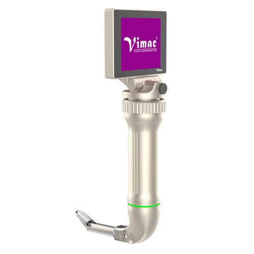 Video laryngoscope with integrated video monitor - VM1201 - Vimac - with blade