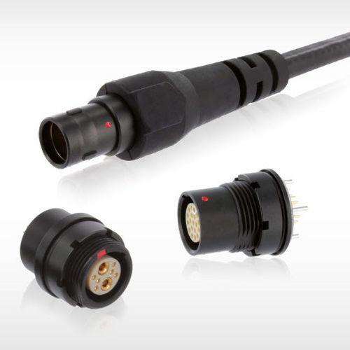 Coaxial connector - JDX series - SOURIAU - for medical devices / waterproof / compact