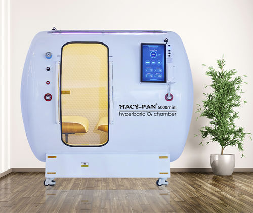 Oxygen therapy hyperbaric cabin - HE5000mini - Shanghai Baobang Medical Equipment - on casters / 2 places