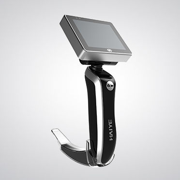 Single use video laryngoscope - HYHJ-1330 III - Xi'an Haiye Medical Equipment - with blade / with integrated video monitor