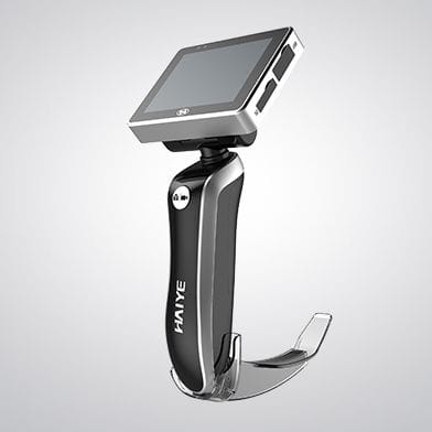 Single use video laryngoscope - HYHJ-1330Ⅰ - Xi'an Haiye Medical Equipment - with blade / with integrated video monitor