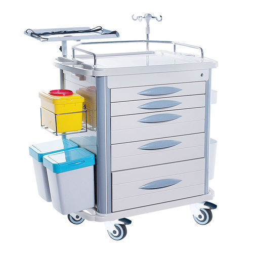 Hospital trolley - FG-A-03 - Fangge Medical - emergency / for instruments / for defibrillator