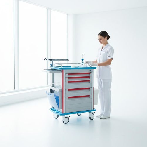 Hospital trolley - FG-A-02 - Fangge Medical - emergency / for instruments / for defibrillator