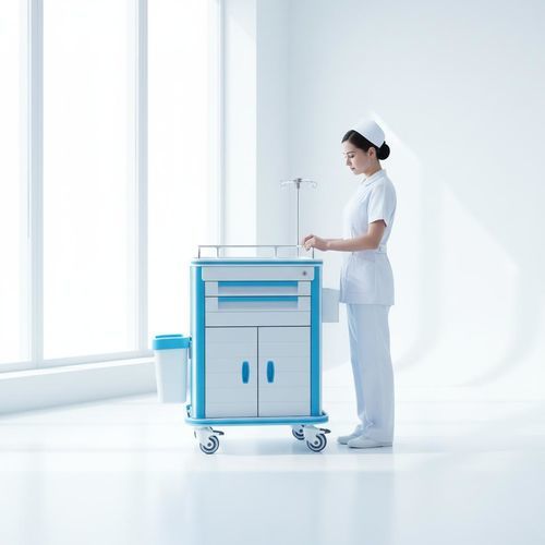 Hospital trolley - FG-A-04 - Fangge Medical - emergency / for instruments / for defibrillator