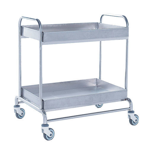 Hospital trolley - B20 - Fangge Medical - utility / stainless steel / 2-shelf