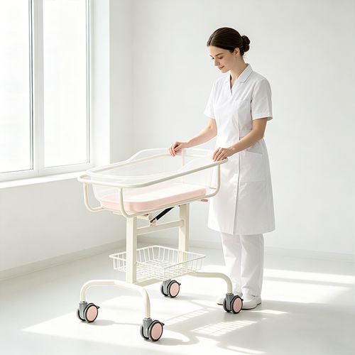 Height-adjustable hospital bassinet - A06 - Fangge Medical - Trendelenburg / on casters
