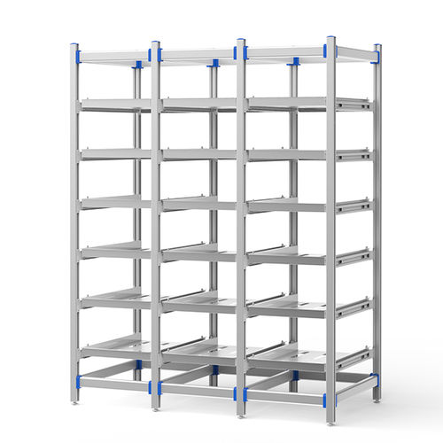Modular shelving unit - FG-T-406F03 - Fangge Medical - for container storage / stainless steel