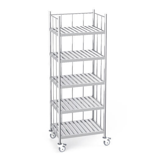 Transfer trolley - B30B - Fangge Medical - stainless steel / with shelf / with basket